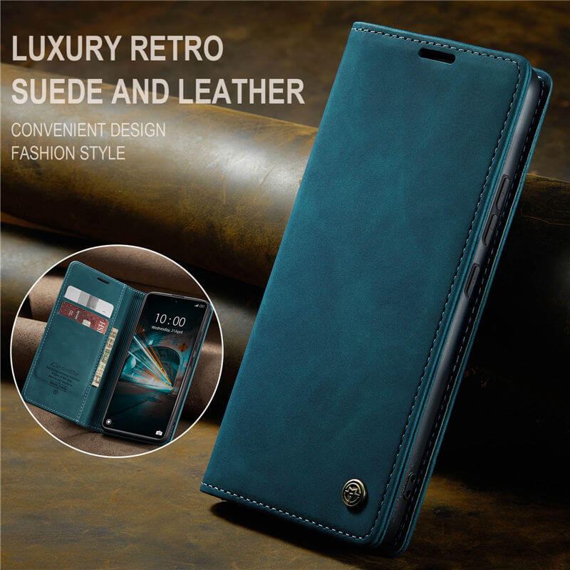 CaseMe Xiaomi 14 Wallet Suede Leather Case - Image 3