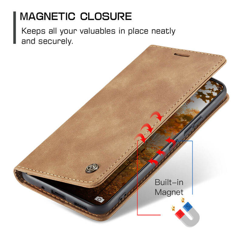 CaseMe Xiaomi 14 Pro Wallet Suede Leather Case - Image 8