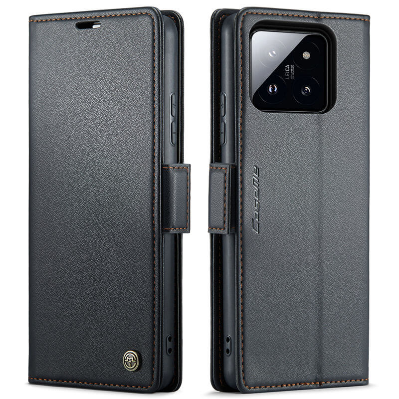 CaseMe Xiaomi 14 Pro Wallet RFID Blocking Magnetic Buckle Case - Image 12