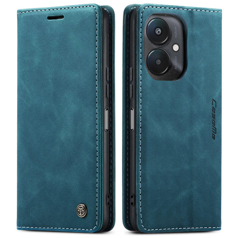 CaseMe Xiaomi Redmi 13C Wallet Suede Leather Case - Image 12