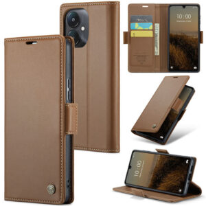 CaseMe Xiaomi Redmi 13C Wallet RFID Blocking Magnetic Buckle Case