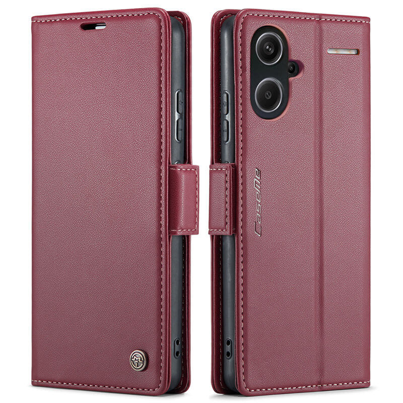 CaseMe Xiaomi Redmi Note 13 Pro Plus 5G Wallet RFID Blocking Magnetic Buckle Case - Image 12