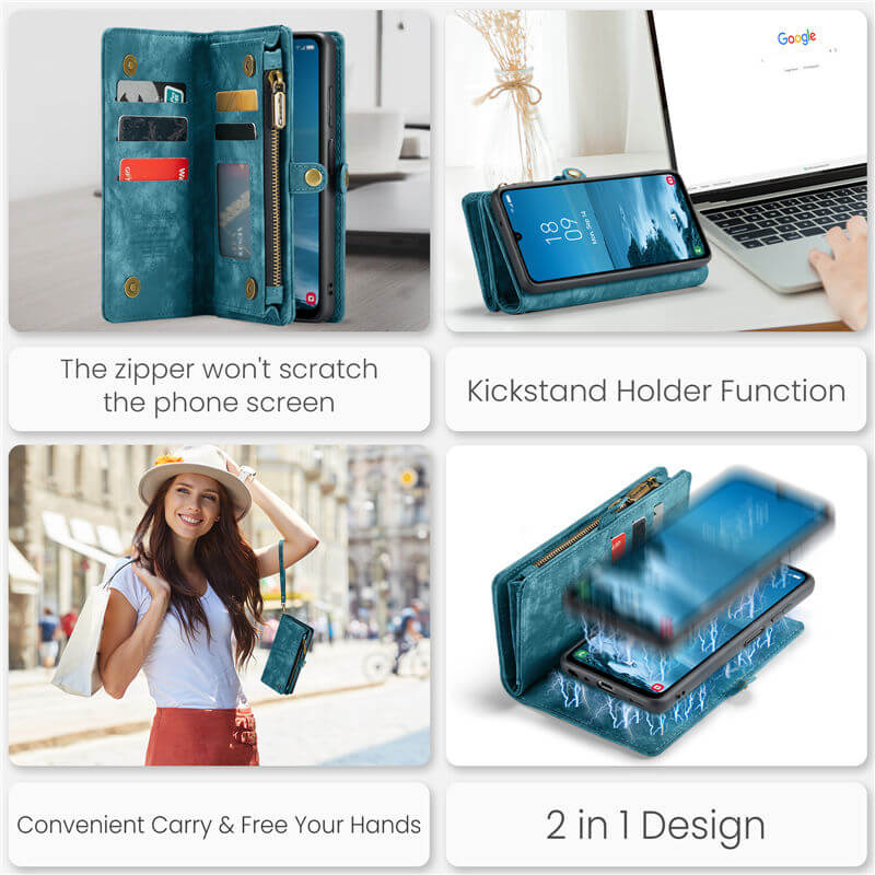 CaseMe Samsung Galaxy A25 Wallet Case with Wrist Strap - Image 5