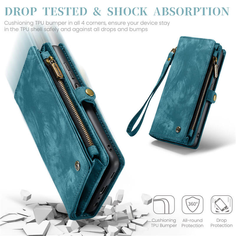 CaseMe Samsung Galaxy A25 Wallet Case with Wrist Strap - Image 10
