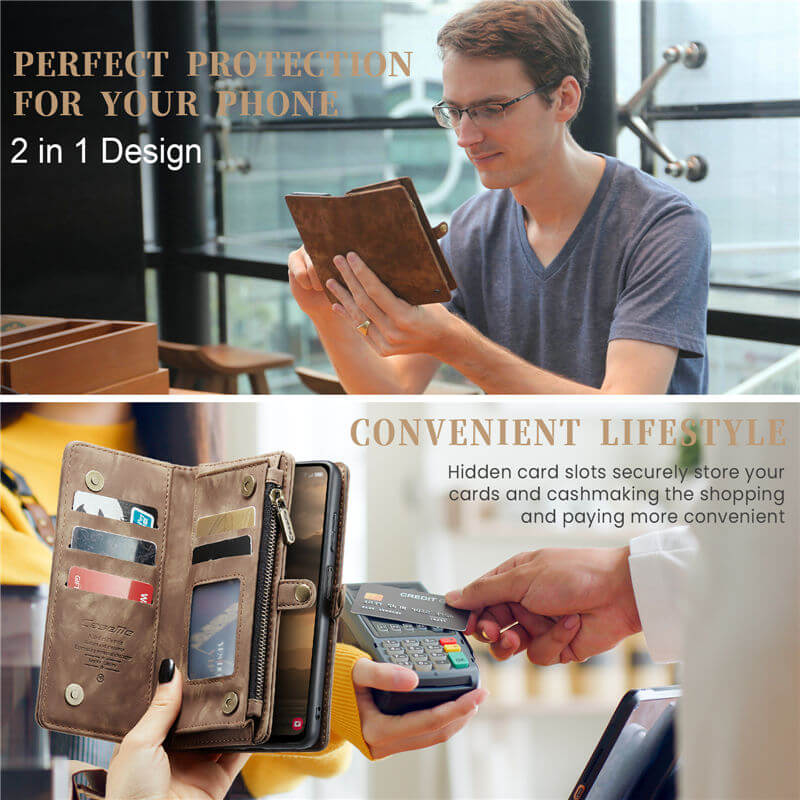 CaseMe Samsung Galaxy A25 Wallet Case with Wrist Strap - Image 6