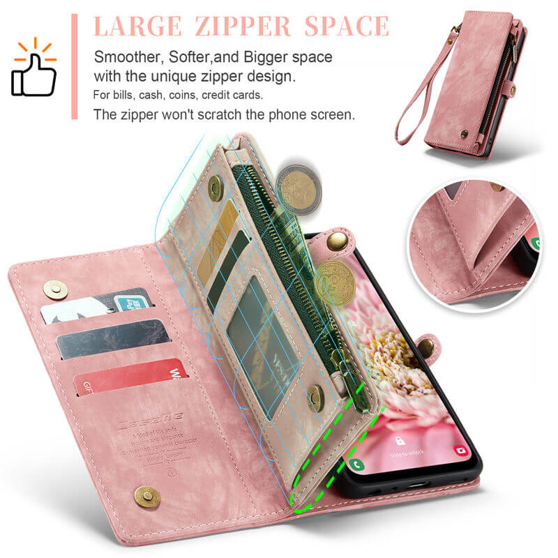 CaseMe Samsung Galaxy A25 Wallet Case with Wrist Strap - Image 7