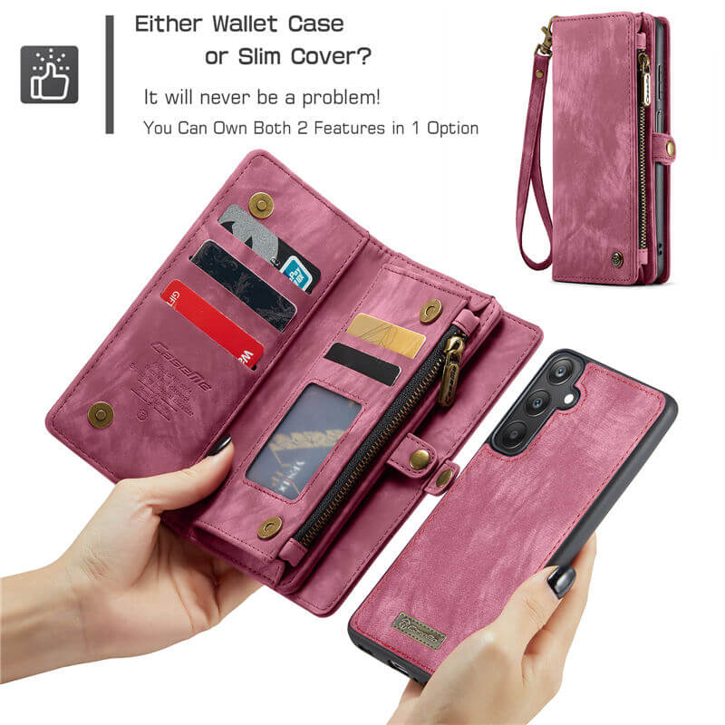 CaseMe Samsung Galaxy A25 Wallet Case with Wrist Strap - Image 8