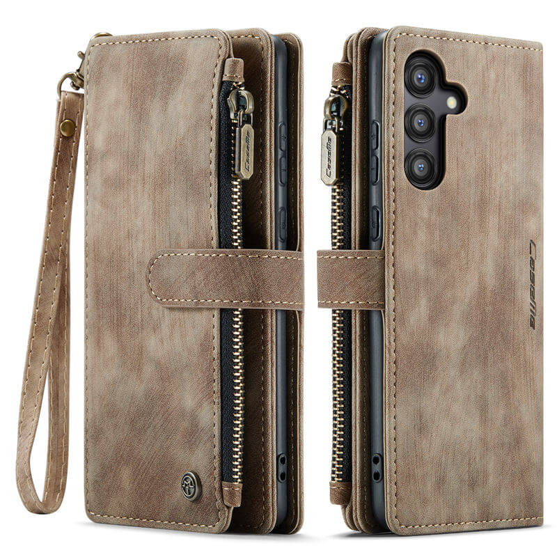 CaseMe Samsung Galaxy A35 Wallet kickstand Case with Wrist Strap - Image 3