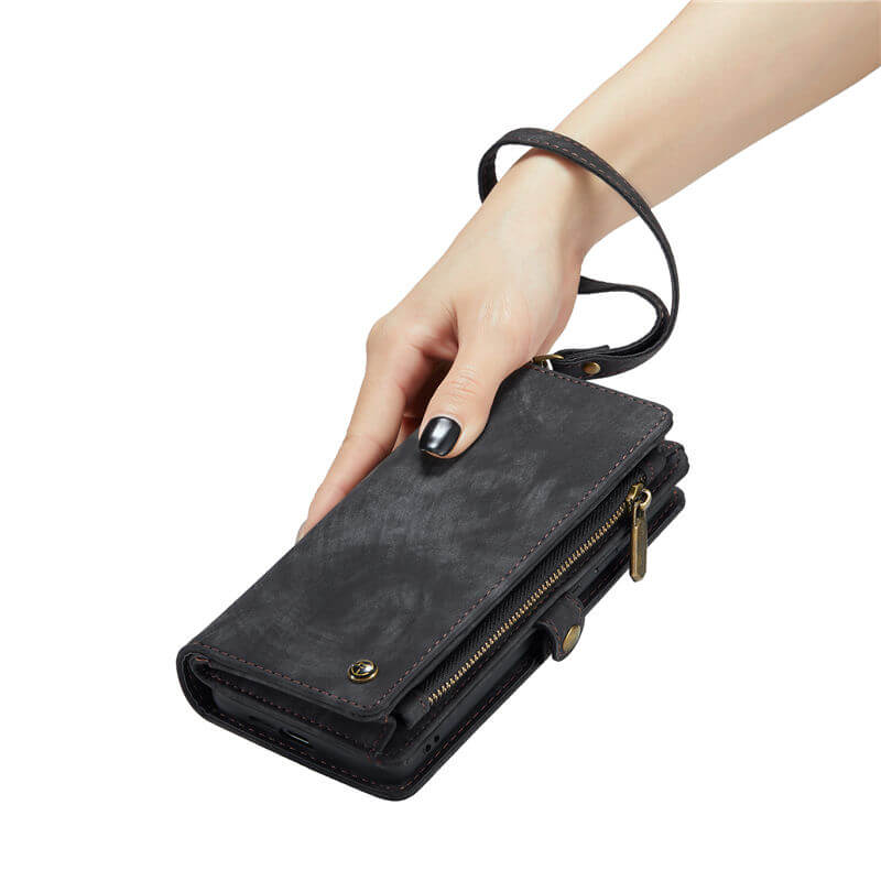 CaseMe Samsung Galaxy A55 Wallet Case with Wrist Strap - Image 11