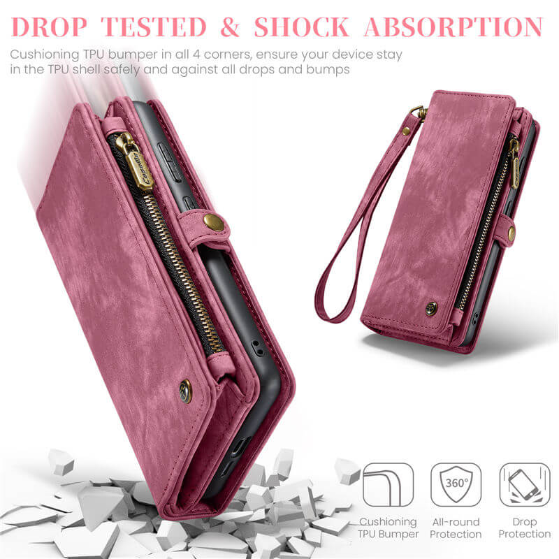 CaseMe Samsung Galaxy A55 Wallet Case with Wrist Strap - Image 10