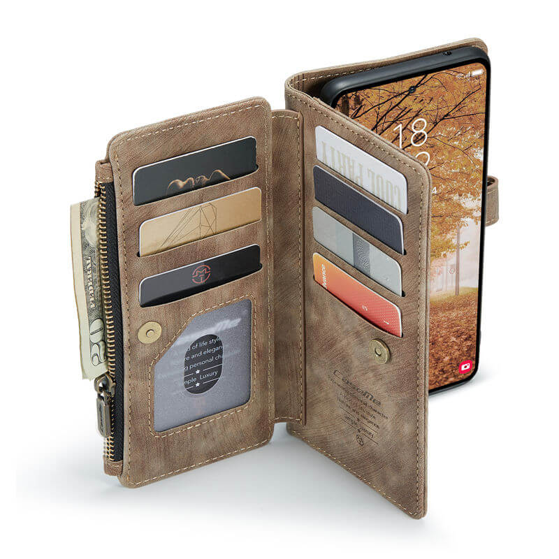 CaseMe Samsung Galaxy A55 Wallet kickstand Case with Wrist Strap - Image 10