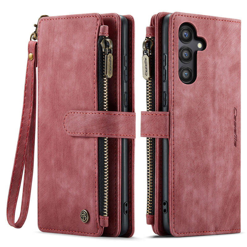 CaseMe Samsung Galaxy A55 Wallet kickstand Case with Wrist Strap - Image 3
