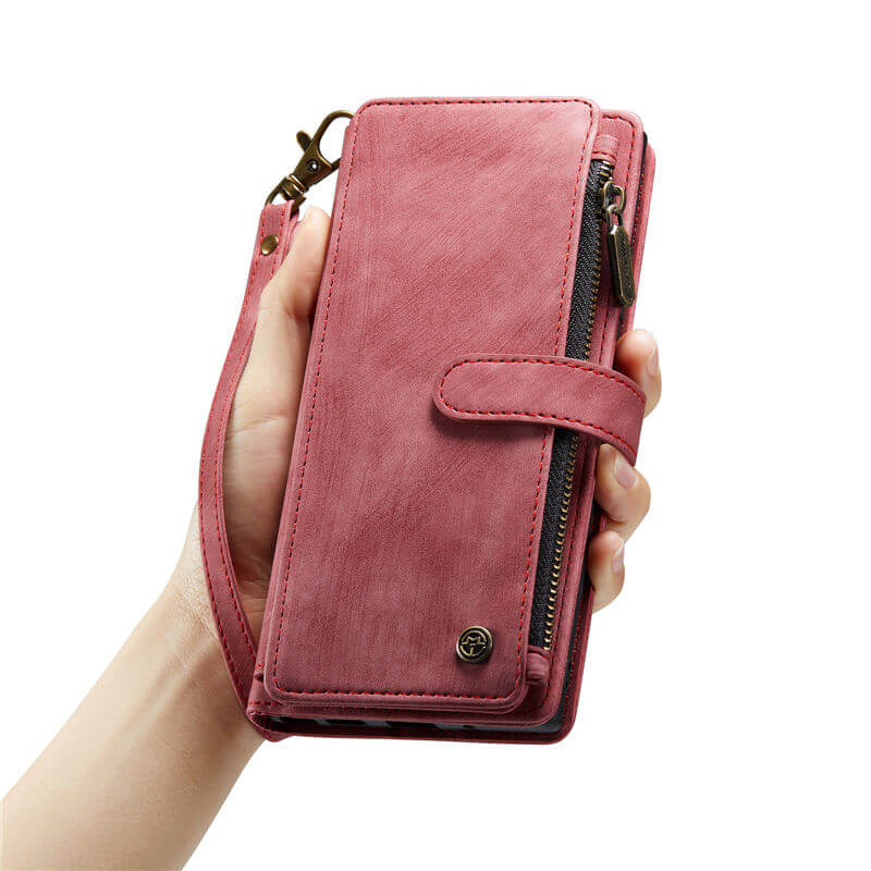 CaseMe Samsung Galaxy A55 Wallet kickstand Case with Wrist Strap - Image 11