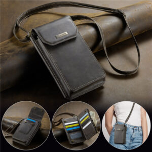 CaseMe 4.0-7.3 inch Phone Bag RFID Blocking Wallet Crossbody Purse Storage Pouch Shoulder Bag