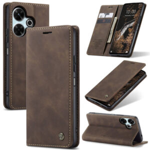 CaseMe Xiaomi Redmi 13 Wallet Suede Leather Case
