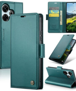 CaseMe Xiaomi Redmi 13 Wallet RFID Blocking Magnetic Buckle Case