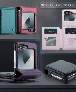 Alternative view of CaseMe Samsung Galaxy Z Flip6 RFID Blocking Card Holder Case
