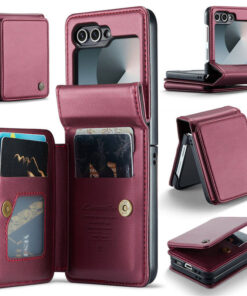 CaseMe Samsung Galaxy Z Flip6 RFID Blocking Card Holder Case