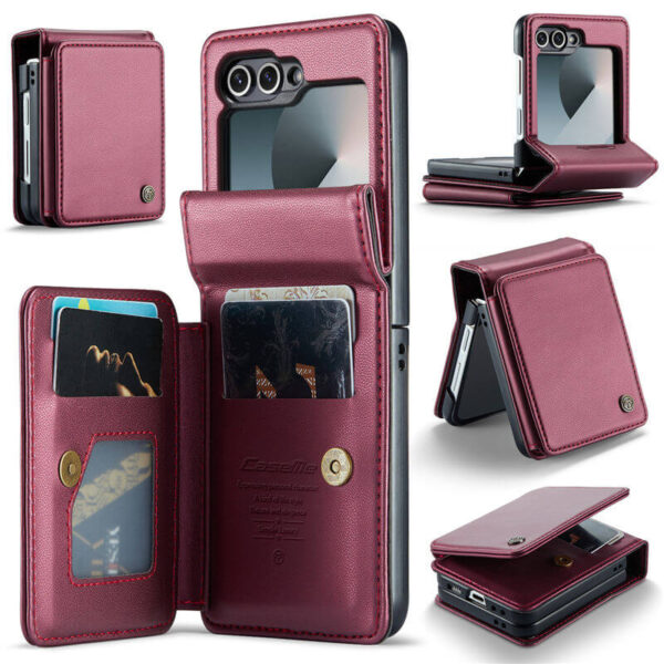 CaseMe Samsung Galaxy Z Flip6 RFID Blocking Card Holder Case
