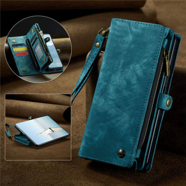 Alternative view of CaseMe Samsung Galaxy Z Fold6 Wallet Case with Wrist Strap