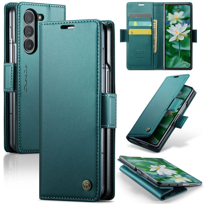CaseMe Samsung Galaxy Z Fold6 Wallet RFID Blocking Magnetic Buckle Case
