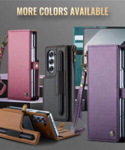Alternative view of CaseMe Samsung Galaxy Z Fold6 Wallet RFID Blocking Case