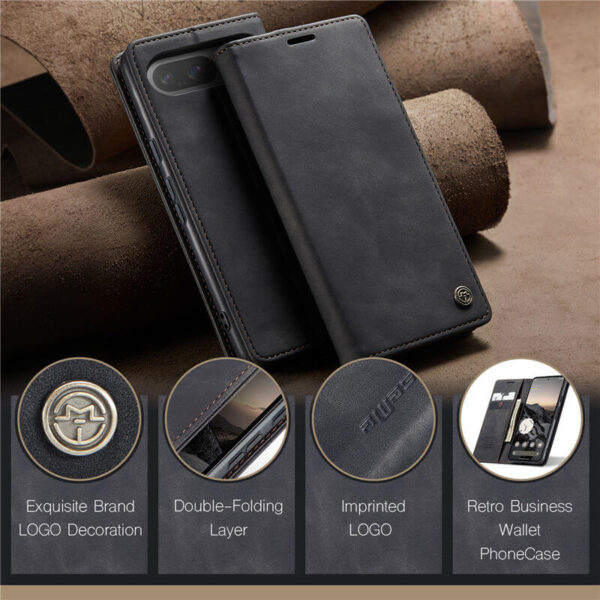 CaseMe Google Pixel 10/Pixel 10 Pro Wallet Suede Leather Case - Image 11