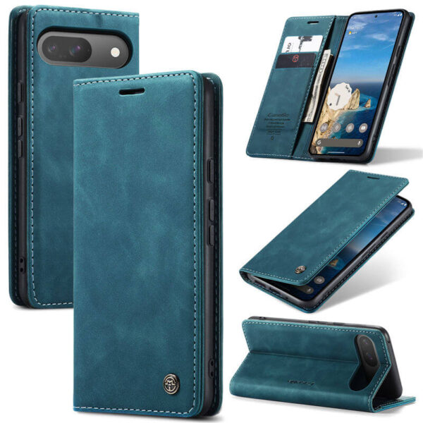 CaseMe Google Pixel 10/Pixel 10 Pro Wallet Suede Leather Case