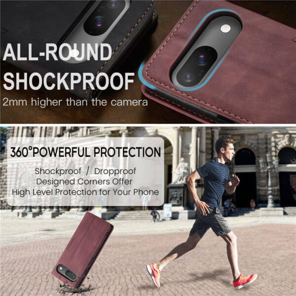 CaseMe Google Pixel 10/Pixel 10 Pro Wallet Suede Leather Case - Image 10