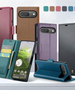 Alternative view of CaseMe Google Pixel 9/Pixel 9 Pro Wallet RFID Blocking Magnetic Buckle Case