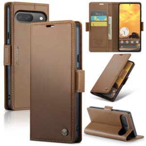 CaseMe Google Pixel 9/Pixel 9 Pro Wallet RFID Blocking Magnetic Buckle Case
