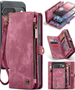 CaseMe Google Pixel 9/Pixel 9 Pro Wallet Case with Wrist Strap