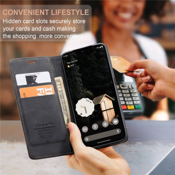 CaseMe Google Pixel 10 Pro XL Wallet Suede Leather Case - Image 9