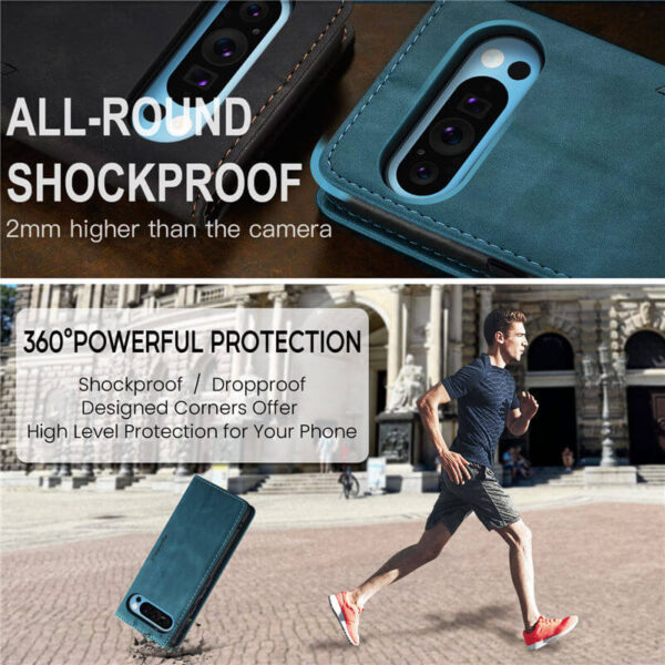 CaseMe Google Pixel 10 Pro XL Wallet Suede Leather Case - Image 10