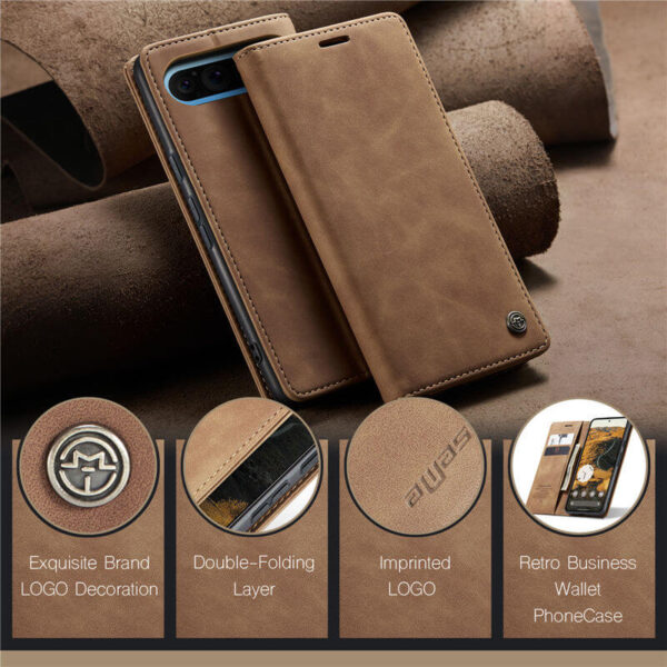 CaseMe Google Pixel 10 Pro XL Wallet Suede Leather Case - Image 11