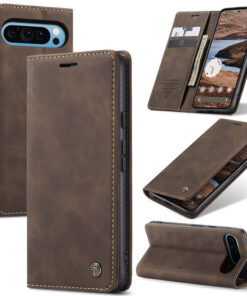 CaseMe Google Pixel 9 Pro XL Wallet Suede Leather Case