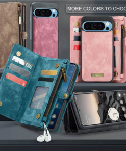 Alternative view of CaseMe Google Pixel 9 Pro XL Wallet Case with Wrist Strap