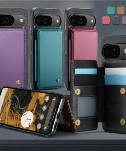 Alternative view of CaseMe Google Pixel 9/Pixel 9 Pro RFID Blocking Card Holder Case