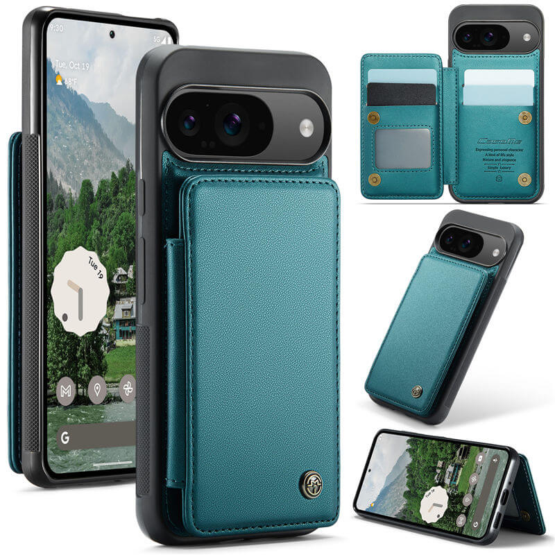 CaseMe Google Pixel 9/Pixel 9 Pro RFID Blocking Card Holder Case