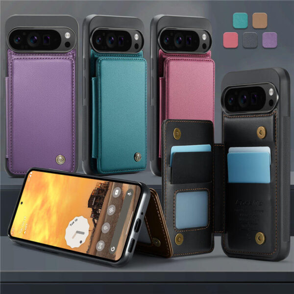 Alternative view of CaseMe Google Pixel 9 Pro XL RFID Blocking Card Holder Case