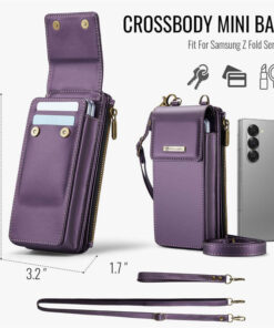 Alternative view of CaseMe Samsung Galaxy Z Fold6 Crossbody Bag Wallet RFID Blocking Case