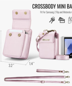 Alternative view of CaseMe Samsung Galaxy Z Flip6 Crossbody Bag Wallet RFID Blocking Case