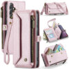 CaseMe Samsung Galaxy S24 FE RFID Wallet Crossbody Case with Wireless Charging