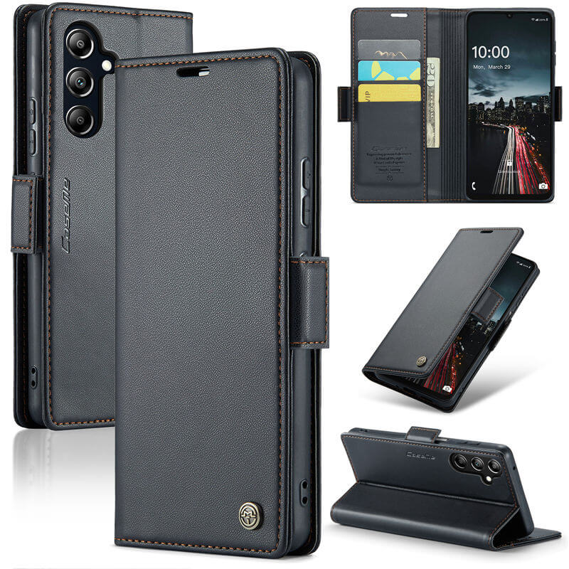 CaseMe Samsung Galaxy A16 5G Wallet RFID Blocking Magnetic Buckle Case
