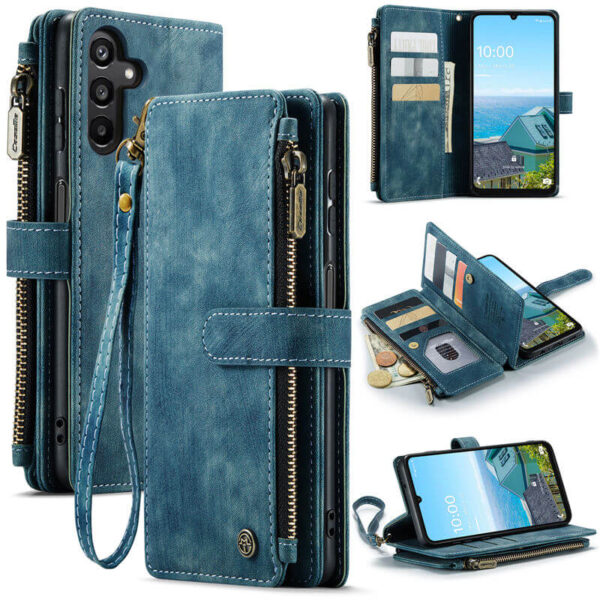 CaseMe Samsung Galaxy A16 5G Wallet kickstand Case with Wrist Strap