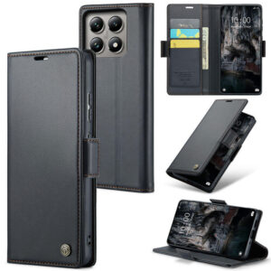 CaseMe Xiaomi 14T Pro Wallet RFID Blocking Magnetic Buckle Case
