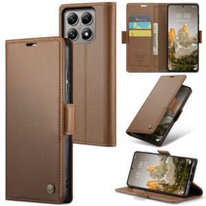 CaseMe Xiaomi 14T Wallet RFID Blocking Magnetic Buckle Case