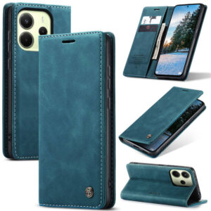 CaseMe Xiaomi Redmi Note 14 4G Wallet Suede Leather Case
