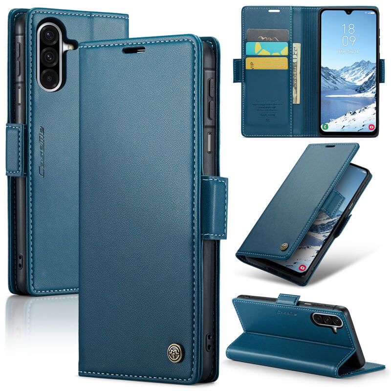 CaseMe Samsung Galaxy A26 5G Wallet RFID Blocking Magnetic Buckle Case