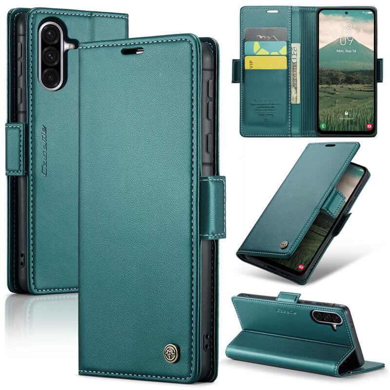 CaseMe Samsung Galaxy A56 5G Wallet RFID Blocking Magnetic Buckle Case